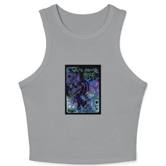 Alice in Wonderland Crop Tank Top