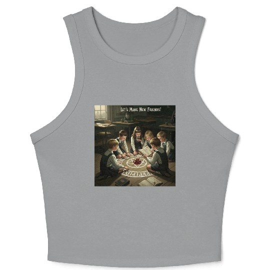New Friends, Old Rituals Crop Tank Top