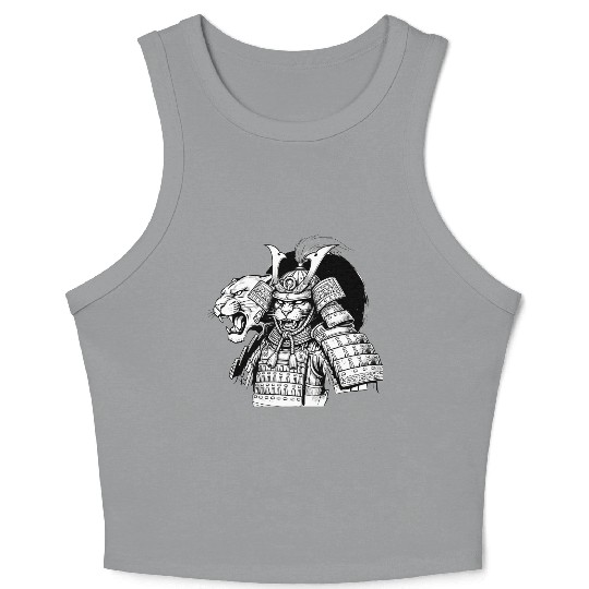 Samurai Panther Crop Tank Top