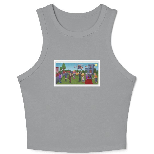 Koala Kimono Crop Tank Top