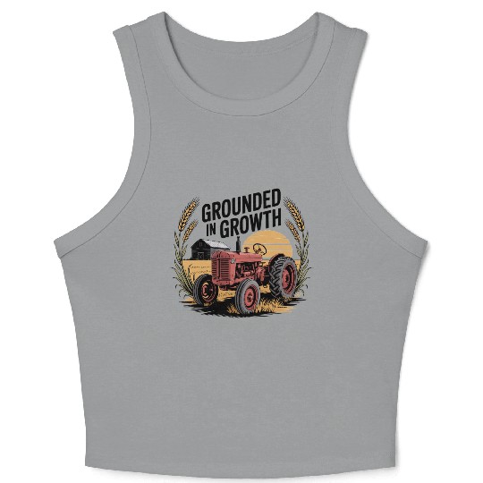 Grounded in Growth Crop Tank Top