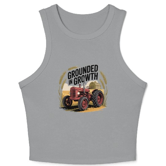 Grounded in Growth Crop Tank Top