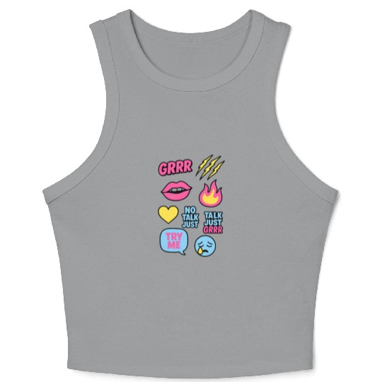 Sticker Grrr – TikTok Baddie Pack Crop Tank Top