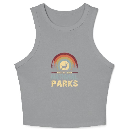 Protect our national parks Crop Tank Top