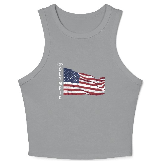 OLYMPIC National Park WASHINGTON STATE Olympic Crop Tank Top