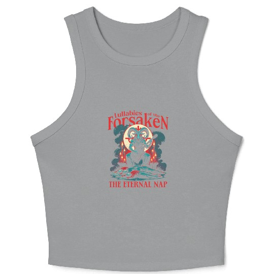 Occult Demonology Tarot Lullabies Of The Forsaken Crop Tank Top