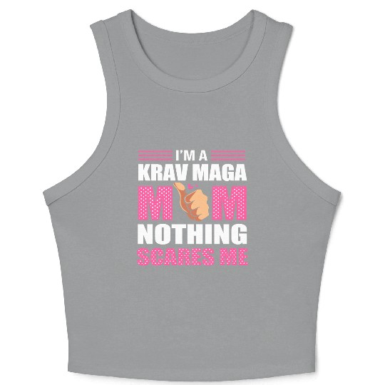 Krav Maga Mom Israel Martial Arts Crop Tank Top