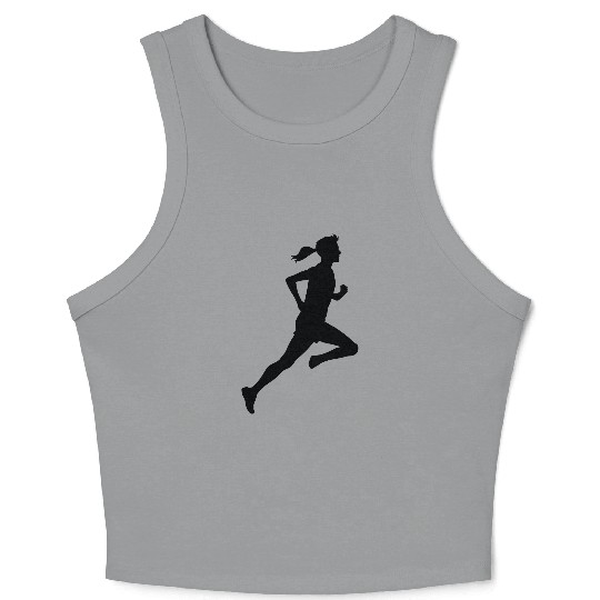Sprinter Silhouette Crop Tank Top