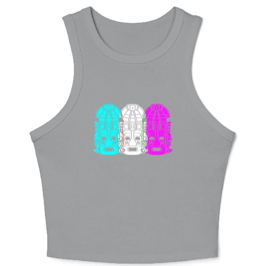 Mayan And Aztec Symbol Aztec Inca Crop Tank Top