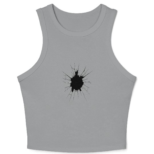 Cool Crop Tank Top design with abstract art