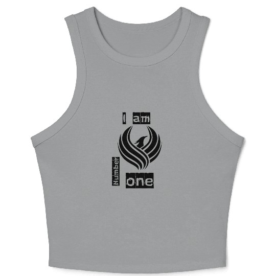 I Am Number One - Phoenix Rise Crop Tank Top