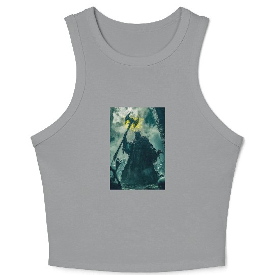 Dark Necromancer Rises Crop Tank Top