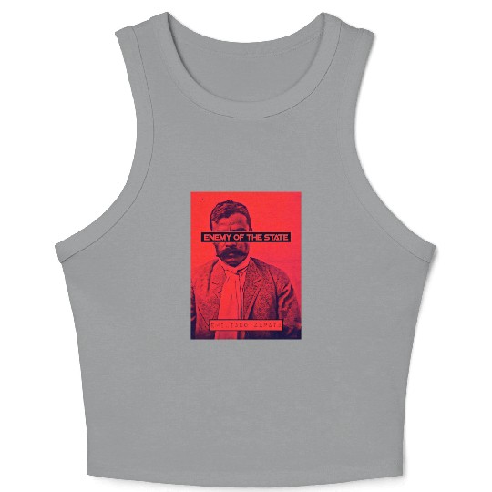 Emiliano Zapata (EOTS) (R) Crop Tank Top