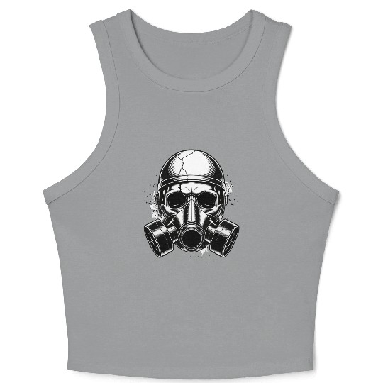 Toxic Skull – Apocalypse Style Crop Tank Top