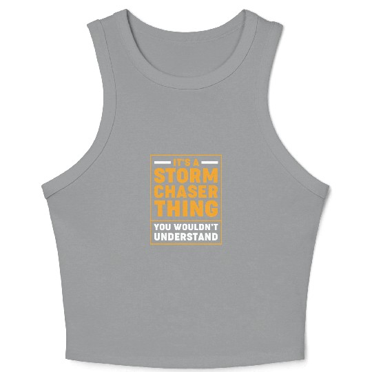Storm Chaser Stormtrooper Weather Crop Tank Top