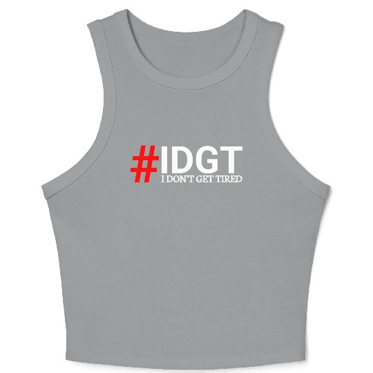 #IDGT,album,cassette,cd,clu,b,dance,hip hop,ipod,l Crop Tank Top