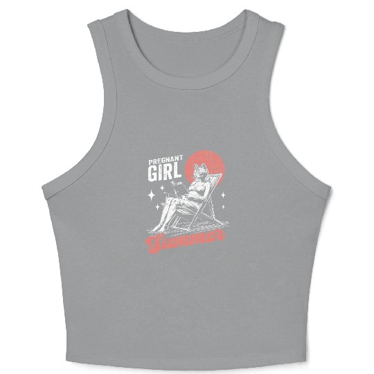 Prepregnant Girl Summer Crop Tank Top