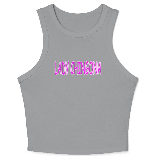 LADY CHINGONA Crop Tank Top