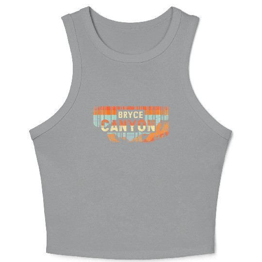 Bryce Canyon US National Park Vintage Crop Tank Top