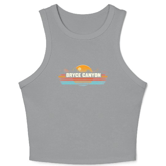 Bryce Canyon US National Park Vintage Crop Tank Top