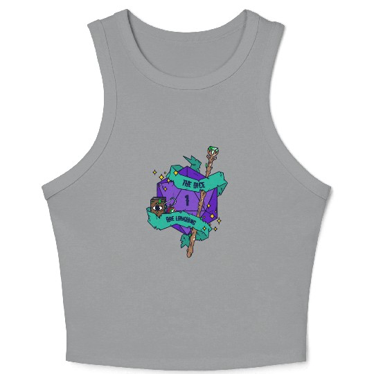 Laughing Dice Wizard Crop Tank Top