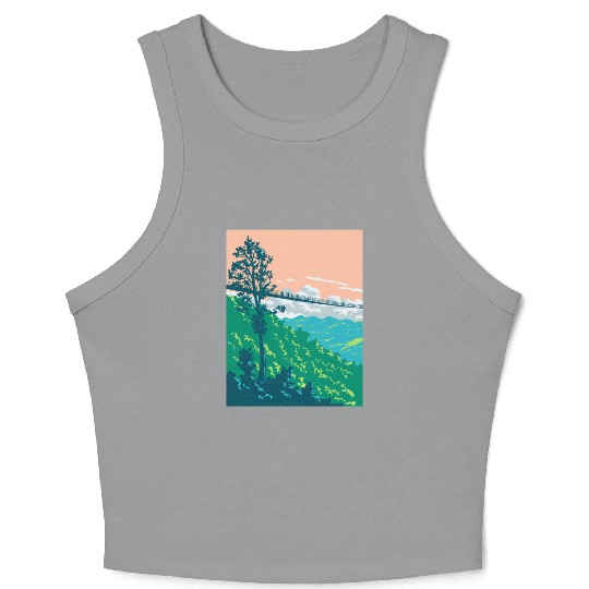 Great Smoky Mountains National Park in Gatlinburg  Crop Tank Top