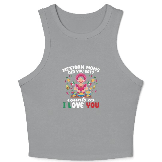 Mexican Moms Abuelita Grandma Food Gift Crop Tank Top