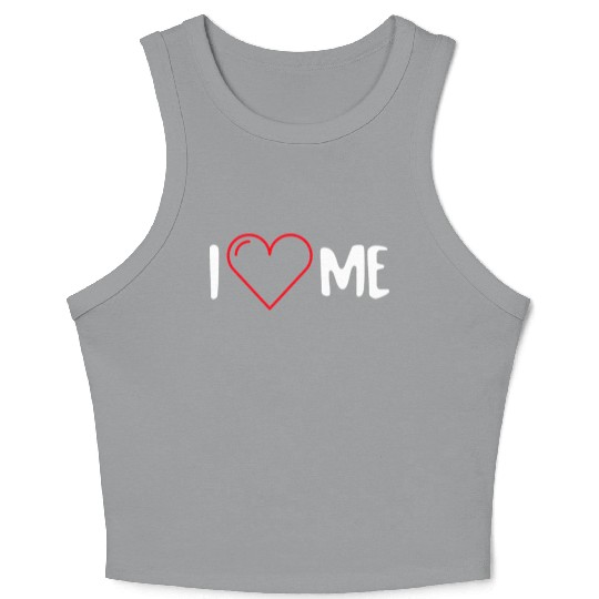 I Love Me Crop Tank Top