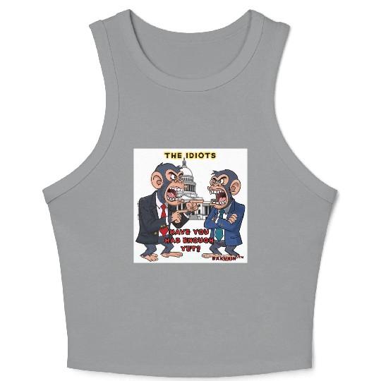 U.S. Political Monkey Showdown Crop Tank Top