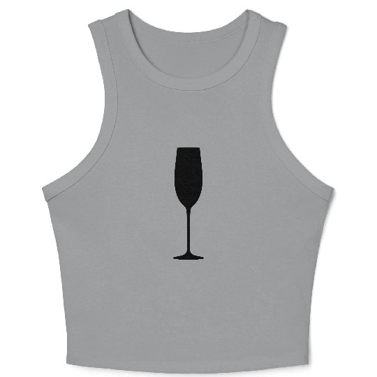 champagne Crop Tank Top