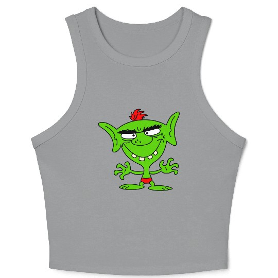 green goblin Crop Tank Top