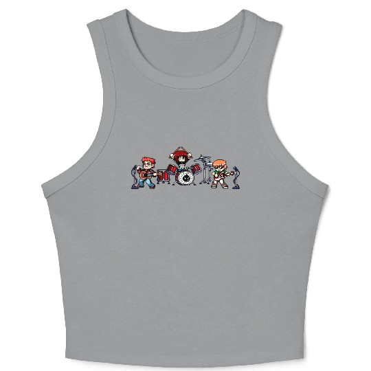 Scott Pilgrim Band Crop Tank Top