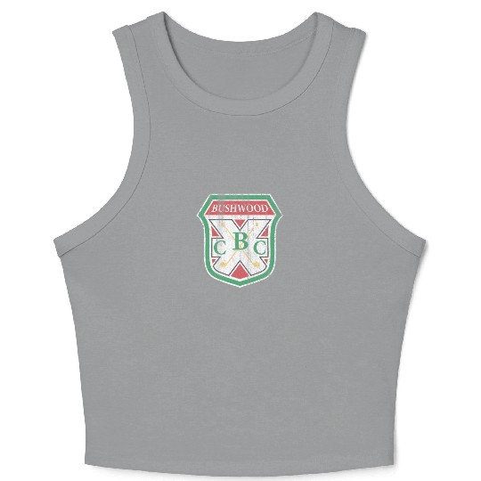 Vintage Bushwood Country Club Crest Crop Tank Top