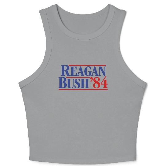 Reagan - Bush ’84 campaign Crop Tank Top