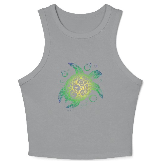 Sea Turtle Crop Tank Top