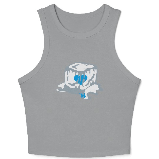 Ice Cube Heart Crop Tank Top