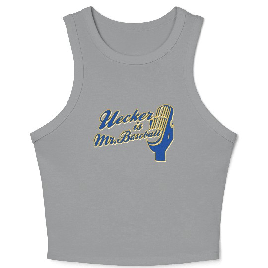Ueck Uecker Milwaukee Mr. Baseball Crop Tank Top