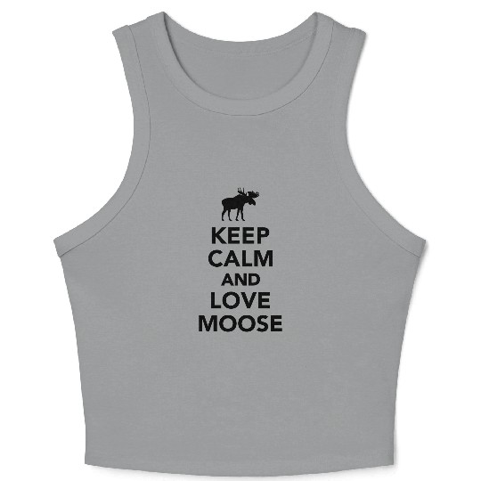 Moose Crop Tank Top