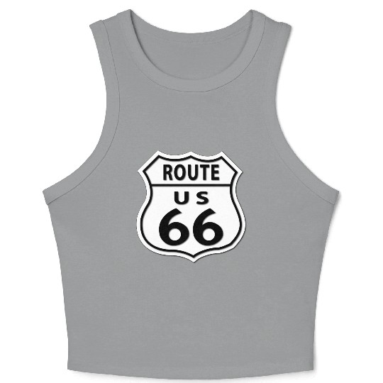Route 66 Crop Tank Top