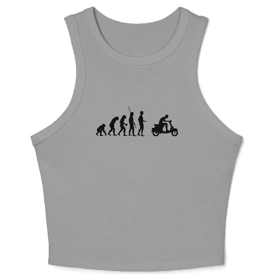 Evolution Vespa Scooter Crop Tank Top