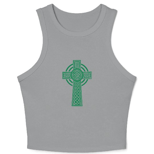 Celtic cross Crop Tank Top