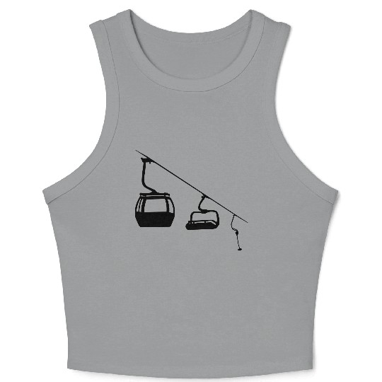 Evolution ski lift Crop Tank Top