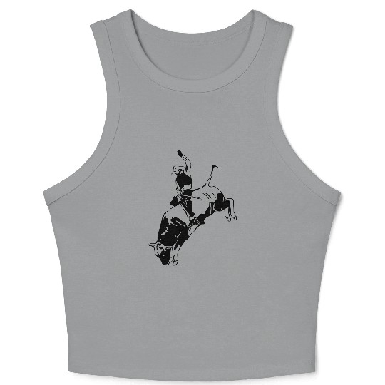 Western Rodeo - Bullrider Crop Tank Top