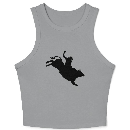 Western Rodeo - Bullrider Crop Tank Top