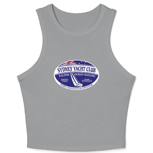Pacific ocean sailing - Sydney Yacht Club Crop Tank Top