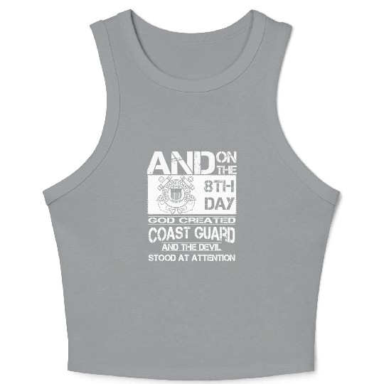 Coast Guard coast guard us coast guard Crop Tank Top