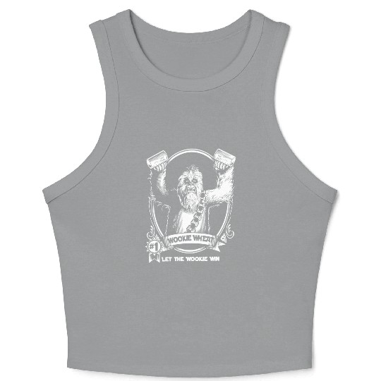 Chewbacca Wookiee - Let the wookie win Crop Tank Top