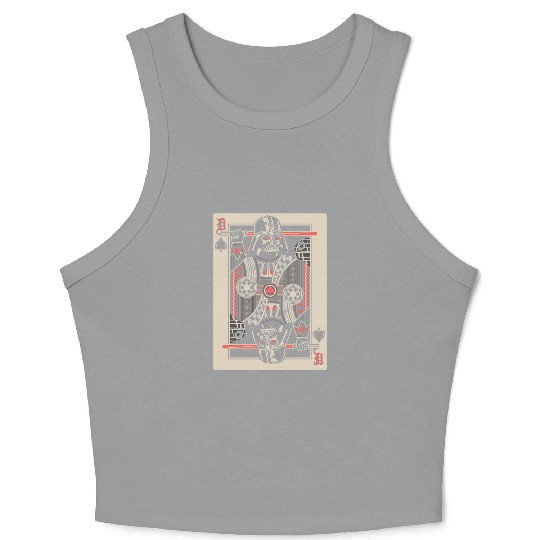 Star wars poker cards lover Crop Tank Top