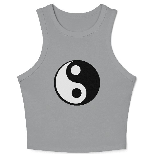 jing jang (Ying Yang) Crop Tank Top