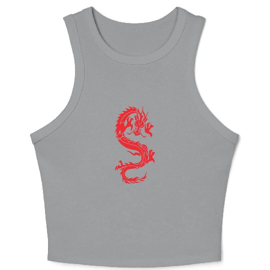 CHINESE DRAGON MMA Crop Tank Top